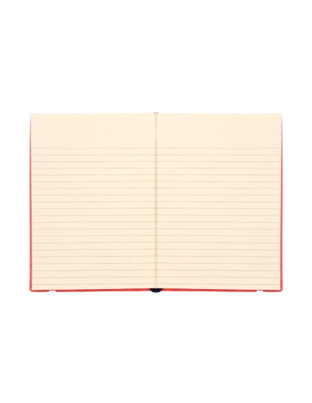 CI | Libreta liderpapel simil piel a5 120 hojas 70g/m2 horizontal sin margen rojo