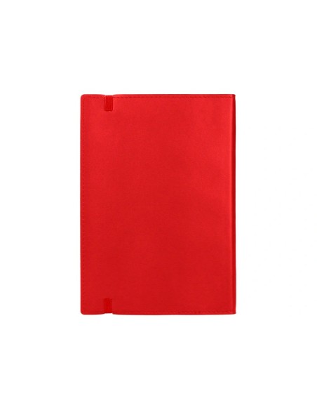 CI | Libreta liderpapel simil piel a5 120 hojas 70g/m2 horizontal sin margen rojo