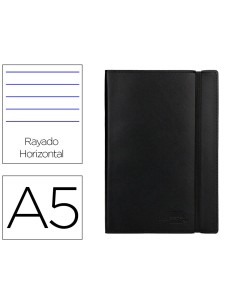 CI | Libreta liderpapel simil piel a5 120 hojas 70g/m2...