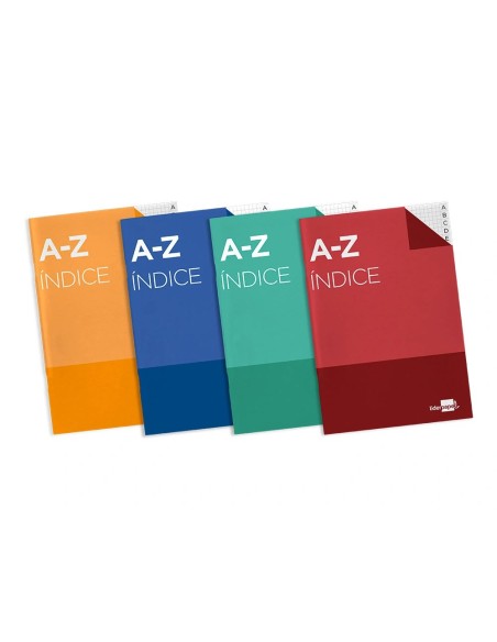 CI | Indice liderpapel tapa cartoncillo cuarto 24 hojas 70g/m2 colores surtidos