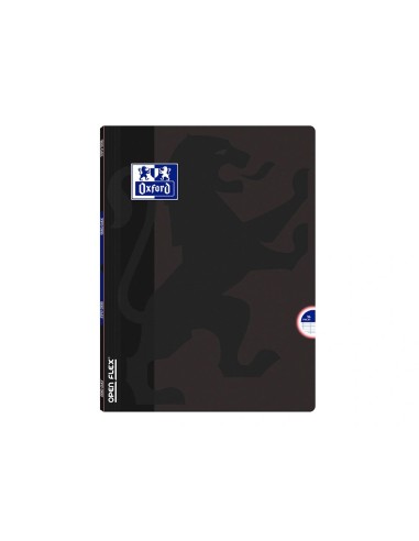 CI | Libreta escolar oxford openflex tapa flexible optik paper 48 hojas din a4 rayado horizontal color negro