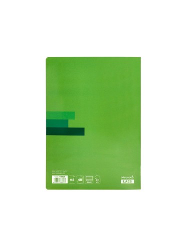 CI | Libreta liderpapel scriptus a4 48 hojas 90g/m2 rayado montessori 5mm con margen colores surtidos
