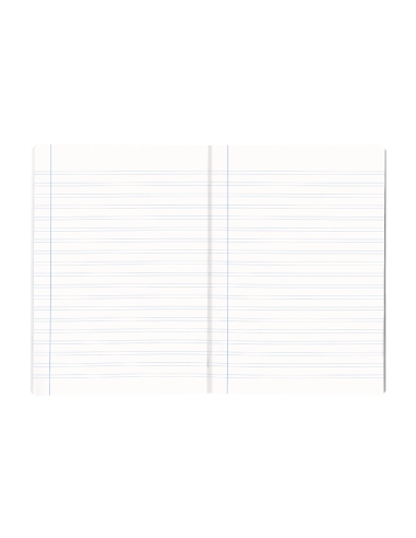 CI | Libreta liderpapel scriptus a4 48 hojas 90g/m2 rayado montessori 5mm con margen colores surtidos