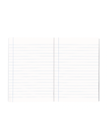 CI | Libreta liderpapel scriptus a4 48 hojas 90g/m2 rayado montessori 5mm con margen colores surtidos