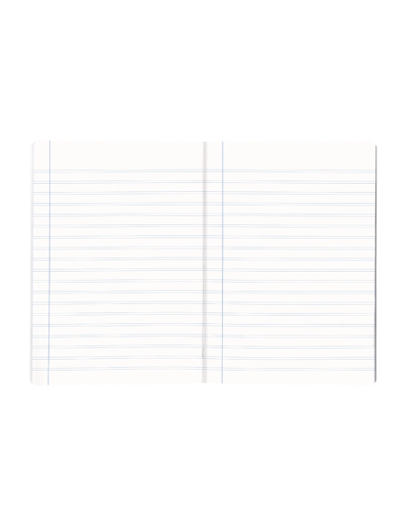 CI | Libreta liderpapel scriptus a4 48 hojas 90g/m2 rayado montessori 3,5mm con margen colores surtidos