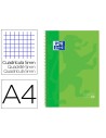 CI | Bloc espiral oxford tapa extradura microperforado din a4 80 hojas cuadros 5mm -color verde