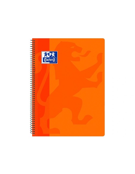CI | Cuaderno espiral oxford school classic tapa polipropileno folio 80 hojas cuadro 4 mm con margen