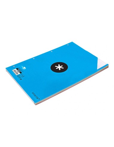 CI | Recambio liderpapel a4 100 hojas 100g/m2 cuadro 5 mm 4 taladros bandas de 5 colores antartik