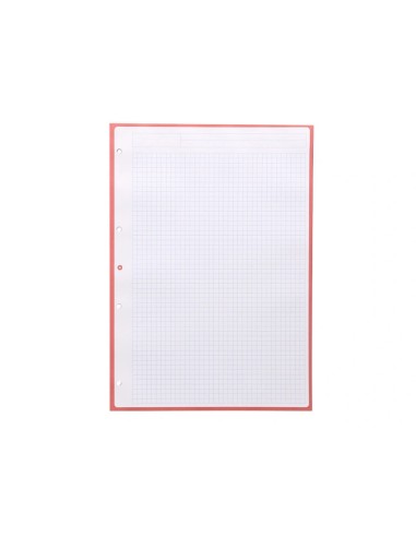 CI | Recambio Liderpapel A4 Antartik 80 Hojas 90G/M2 Cuadro 5 Mm 4 Taladros 1 Banda Marco Color Rosa