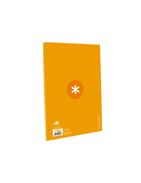 CI | Recambio Liderpapel A4 Antartik 80 Hojas 90G/M2 Cuadro 5 Mm 4 Taladros 1 Banda Marco Color Mostaza