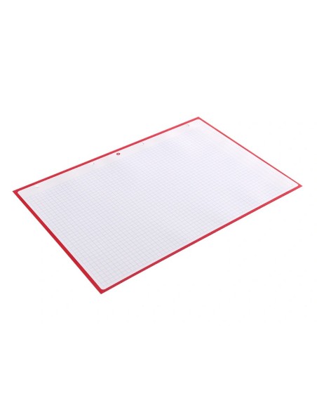 CI | Recambio Liderpapel A4 Antartik 80 Hojas 90G/M2 Cuadro 5 Mm 4 Taladros 1 Banda Marco Color Frambuesa
