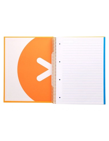 CI | Cuaderno Espiral Liderpapel A4 Micro Antartik Tapa Forrada120H 100 Gr Horizontal 5 Banda4 Taladros Color Mostaza