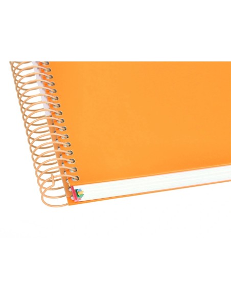 CI | Cuaderno Espiral Liderpapel A4 Micro Antartik Tapa Forrada120H 100 Gr Horizontal 5 Banda4 Taladros Color Mostaza