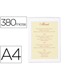 CI | Funda protectora q-connect pvc rigida din a4