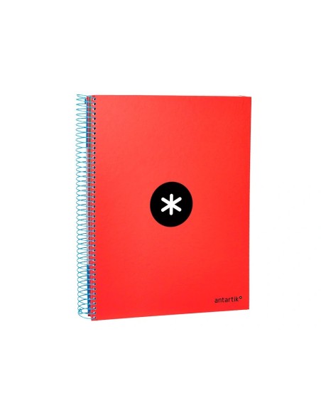 CI | Cuaderno espiral liderpapel a4 micro antartik tapa forrada 120h 100 gr cuadro5mm 5 bandas 4 taladros colores surtidos s