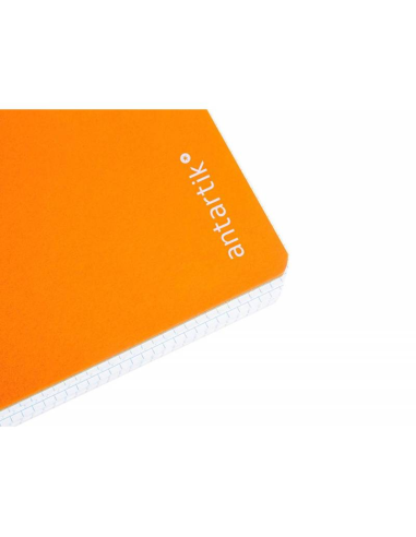 CI | Cuaderno espiral liderpapel a5 antartik tapa dura 80h 100 gr cuadro 5mm con margen color mostaza