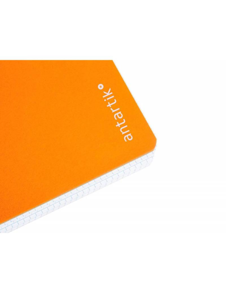CI | Cuaderno espiral liderpapel a5 antartik tapa dura 80h 100 gr cuadro 5mm con margen color mostaza