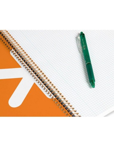 CI | Cuaderno espiral liderpapel a5 antartik tapa dura 80h 100 gr cuadro 5mm con margen color mostaza