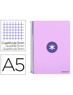 CI | Cuaderno espiral liderpapel a5 antartik tapa dura...