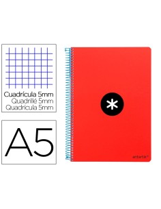 CI | Cuaderno espiral liderpapel a5 antartik tapa dura...