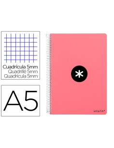 CI | Cuaderno espiral liderpapel a5 antartik tapa dura...
