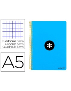 CI | Cuaderno espiral liderpapel a5 antartik tapa dura...