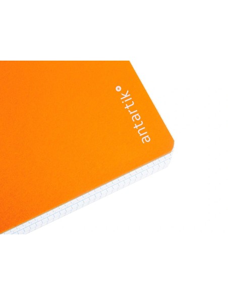 CI | Cuaderno Espiral Liderpapel A4 Micro Antartik Tapa Dura 80H 100Gr Cuadro 5Mm Sin Banda4 Taladros Color Mostaza
