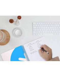 CI | Cuaderno espiral liderpapel a-4 antartik tapa dura...