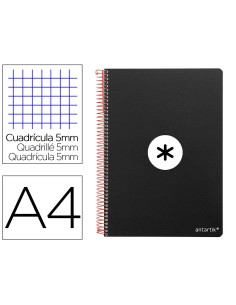 CI | Cuaderno espiral liderpapel a-4 antartik tapa dura...
