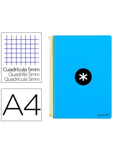 CI | Cuaderno espiral liderpapel a-4 antartik tapa dura...