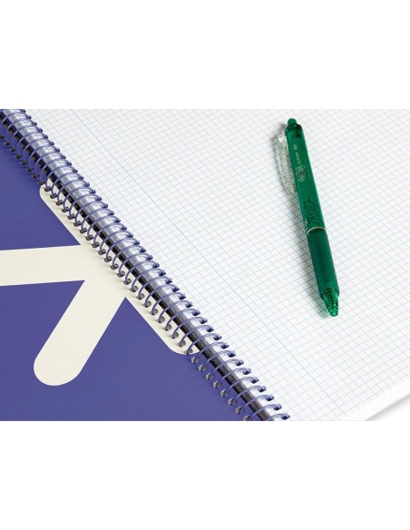 CI | Cuaderno Espiral Liderpapel A4 Antartik Tapa Dura 80H 100Gr Cuadro 4Mm Con Margen Color Lavanda