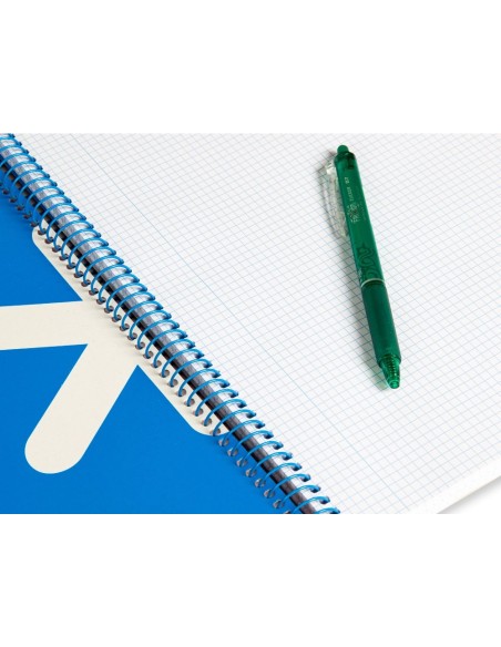 CI | Cuaderno Espiral Liderpapel A4 Antartik Tapa Dura 80H 100Gr Cuadro 4Mm Con Margen Color Rosa Fluor