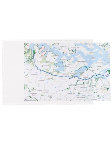 CI | Funda portacarnet q-connect cuarto 140 micras pvc transparente 220x170mm