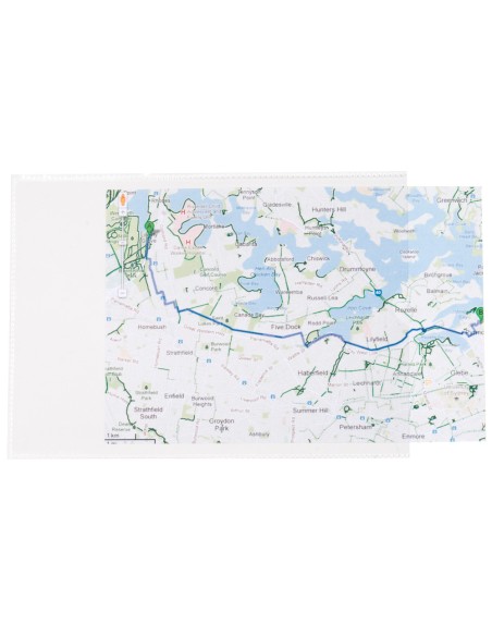 CI | Funda portacarnet q-connect cuarto 140 micras pvc transparente 220x170mm