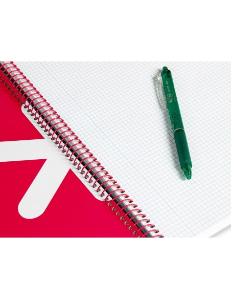CI | Cuaderno Espiral Liderpapel A4 Antartik Tapa Dura 80H 100Gr Cuadro 4Mm Con Margen Color Negro