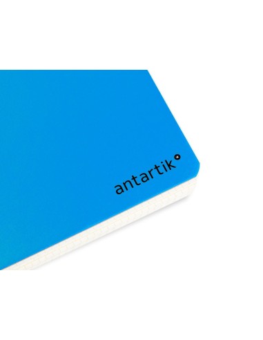 CI | Cuaderno Espiral Liderpapel A4 Antartik Tapa Dura 80H 100Gr Cuadro 4Mm Con Margen Color Azul