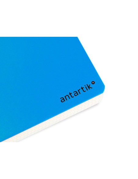 CI | Cuaderno Espiral Liderpapel A4 Antartik Tapa Dura 80H 100Gr Cuadro 4Mm Con Margen Color Azul