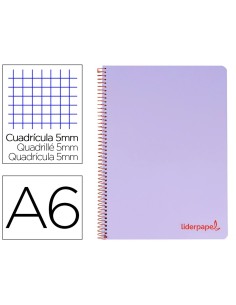 CI | Cuaderno espiral liderpapel a6 micro wonder tapa...