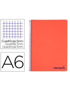 CI | Cuaderno espiral liderpapel a6 micro wonder tapa...