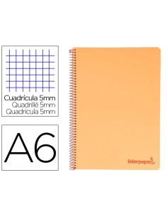CI | Cuaderno espiral liderpapel a6 micro wonder tapa...