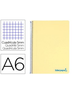 CI | Cuaderno espiral liderpapel a6 micro wonder tapa...