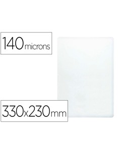 CI | Funda portadocumento q-connect folio 140 micras pvc...