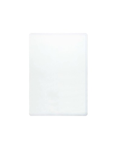 CI | Funda portadocumento q-connect folio 140 micras pvc transparente 230x330mm
