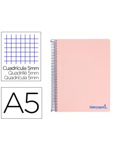CI | Cuaderno espiral liderpapel a5 micro wonder tapa...