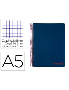 CI | Cuaderno espiral liderpapel a5 micro wonder tapa...