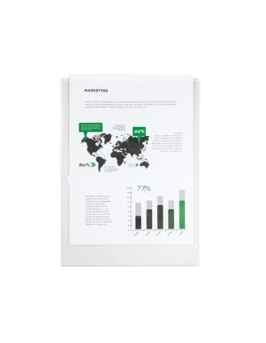CI | Funda portadocumento folio 90 micras pvc...