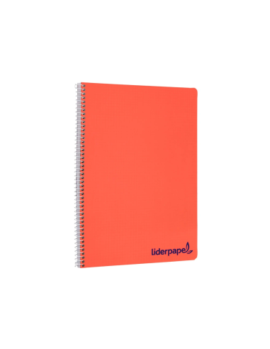 CI | Cuaderno espiral liderpapel a4 wonder tapa plastico 80h 90gr rayado n.46 colores surtidos