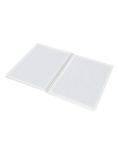CI | Cuaderno espiral liderpapel a4 wonder tapa plastico 80h 90gr rayado n.46 colores surtidos