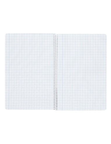 CI | Cuaderno espiral liderpapel a4 wonder tapa plastico 80h 90gr milimetrado 2mm con margen colores surtidos