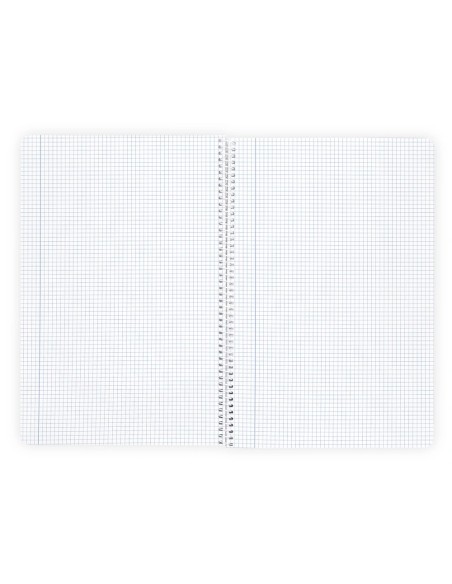CI | Cuaderno Espiral Liderpapel A4 Wonder Tapa Plastico 80H 90Gr Cuadro 5Mm Con Margen Colores Surtidos